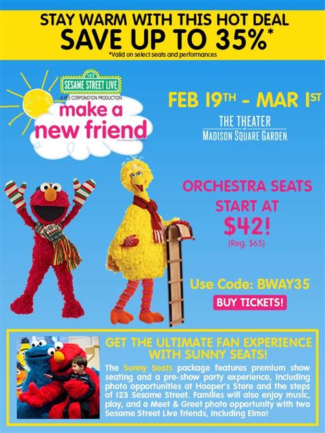 Sesame Street Live Tickets 